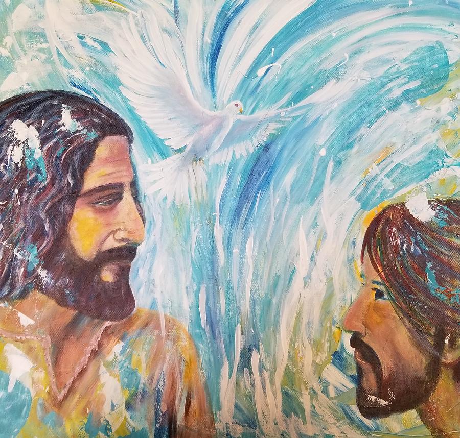 Jesus calls Peter #1 Painting by Allio Jenny
