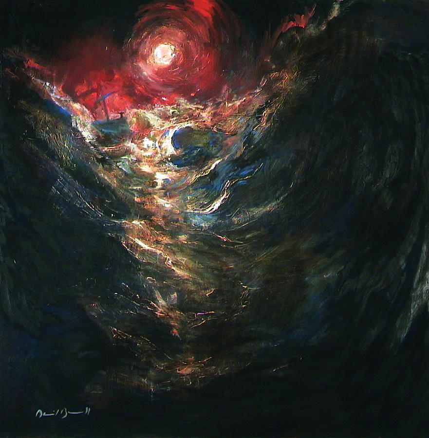 Jesus Calms the Storm #1 Painting by Daniel Bonnell
