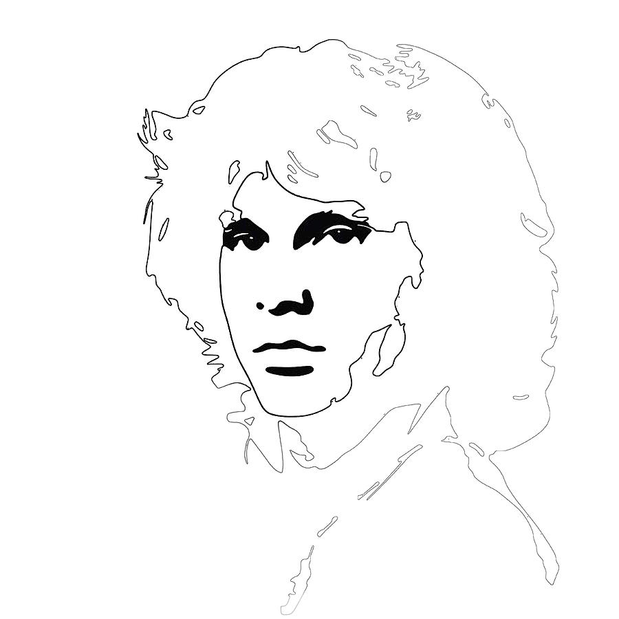 Jim Morrison #1 Digital Art by Naxart Studio