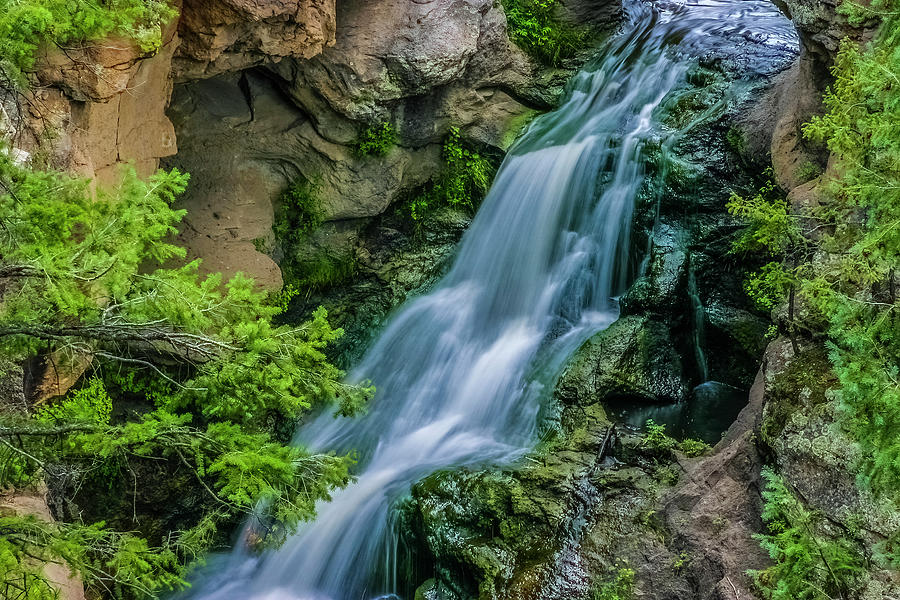 Jemez Falls Photograph by Tommy Farnsworth