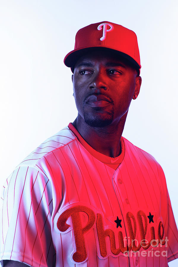 Jimmy Rollins Photograph by Nick Laham