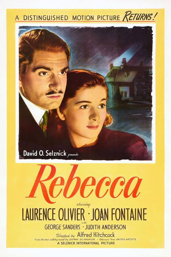 JOAN FONTAINE and LAURENCE OLIVIER in REBECCA -1940-, directed by ALFRED HITCHCOCK. #1 Photograph by Album