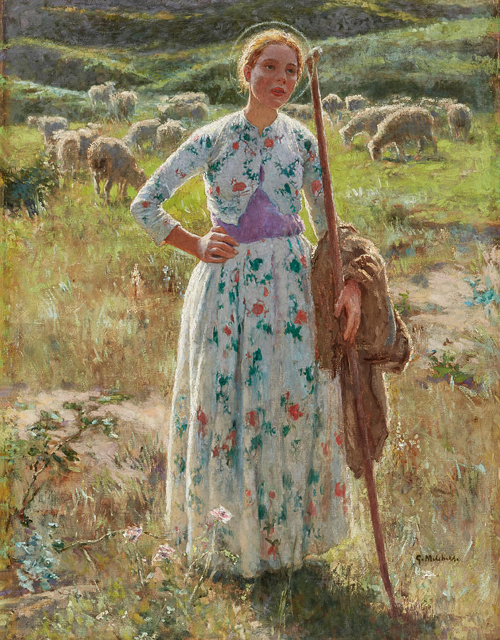 Joan Of Arc The Maid Of Orleans Painting By Gari Melchers