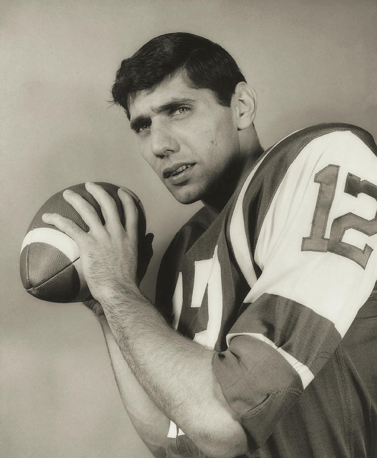 Joe Namath Photograph - Joe Namath as a Rookie with the New York Jets 1965 #1 by New York Jets