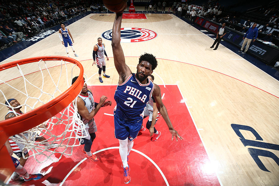 Joel Embiid Photograph by Ned Dishman
