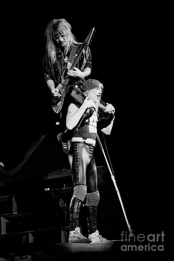 Joey Allen and Jani Lane - Warrant Photograph by Concert Photos