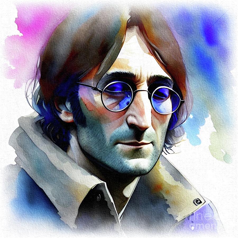 John Lennon, Music Legend Painting by John Springfield - Fine Art America