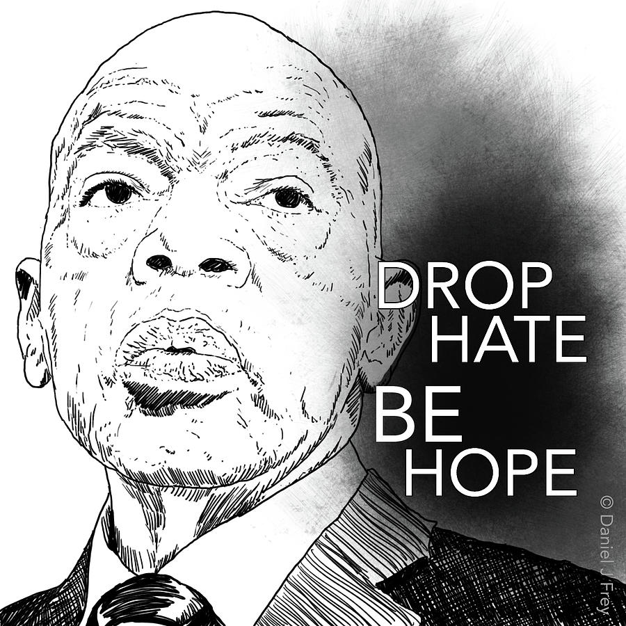 John Lewis Digital Art by Daniel Frey - Fine Art America