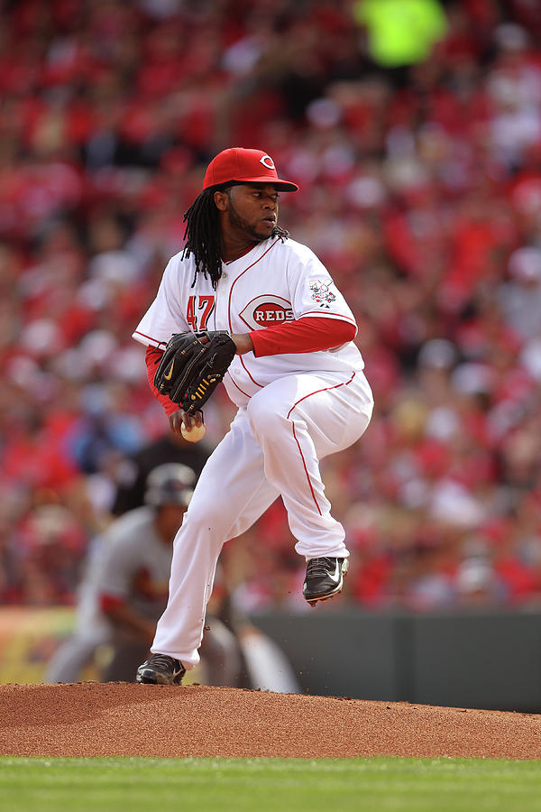Johnny Cueto Photograph by John Grieshop Johnny Cueto Photograph by John Grieshop
