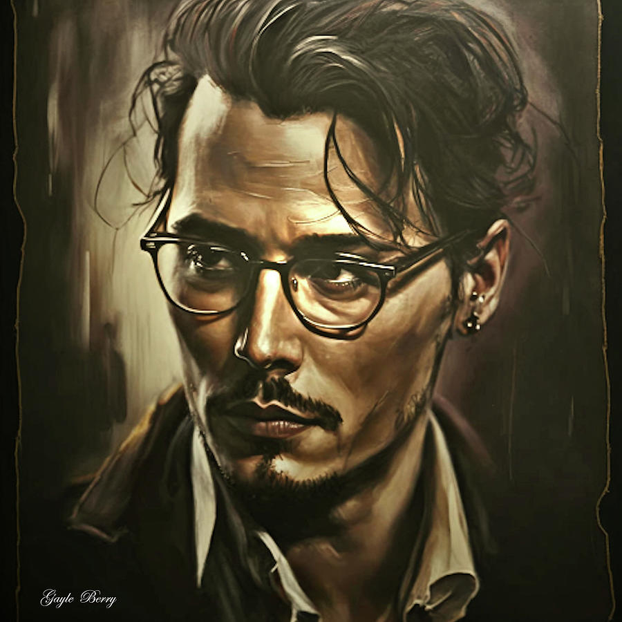 Johnny Depp Photograph - Johnny Depp 002 by Gayle Berry