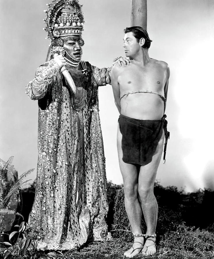 JOHNNY WEISSMULLER in TARZAN AND THE MERMAIDS -1948-, directed by ROBERT FLOREY. #1 Photograph by Album