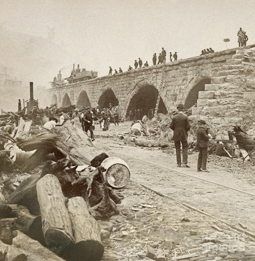 Johnstown Flood, 1889 #2 by Kilburn Brothers