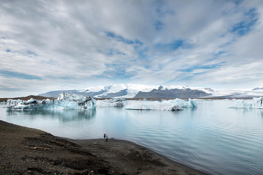 Jokulsarlon glacier lagoon and icebergs #1 Photograph by RicardMN Photography