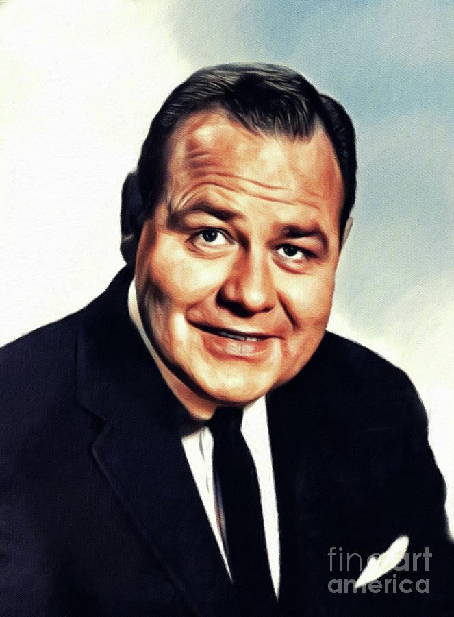 Jonathan Winters, Vintage Actor #1 Painting by Esoterica Art Agency