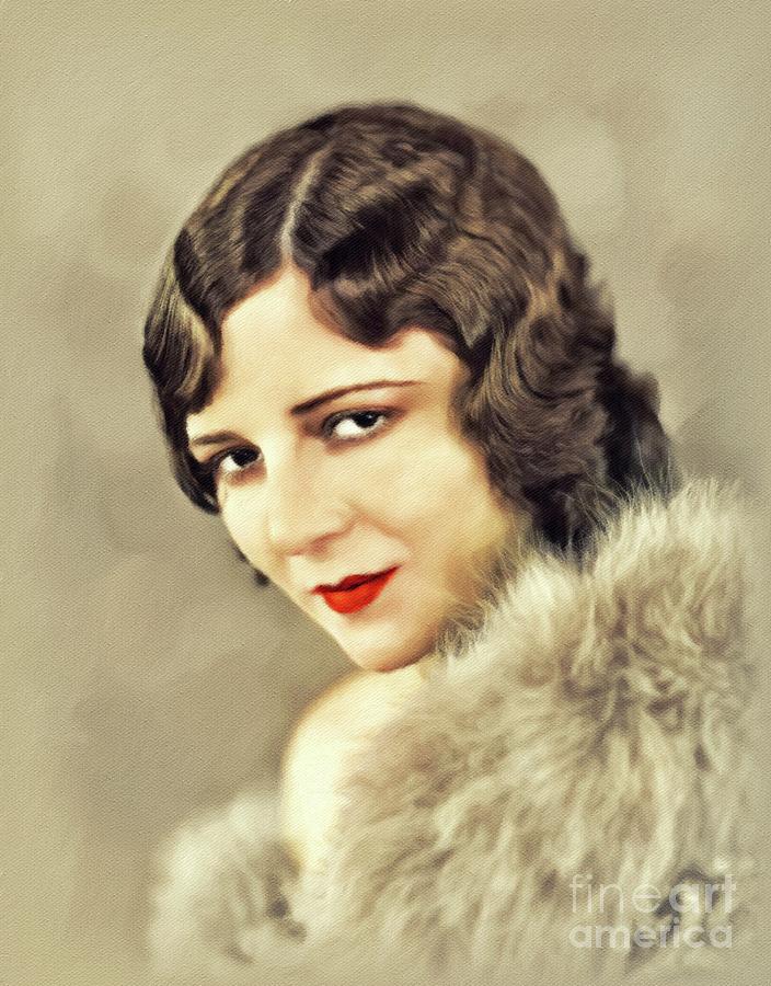Josephine Norman, Vintage Actress #1 Painting by Esoterica Art Agency