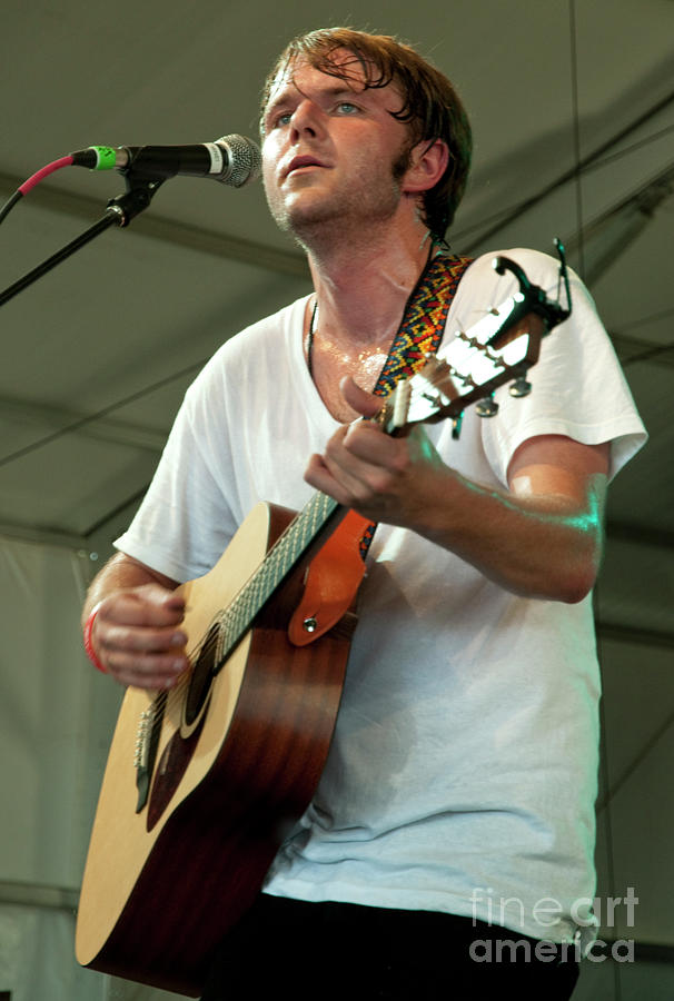 Josiah Johnson with The Head and the Heart at Bonnaroo #1 Photograph by David Oppenheimer