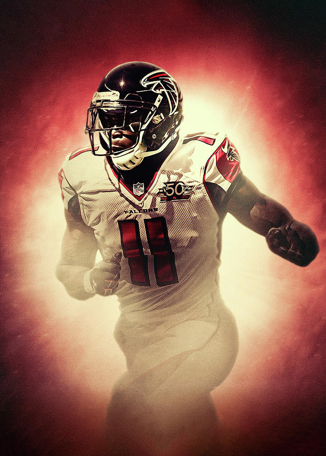 Julio Jones Atlanta Falcons Digital Art by Yoyo Di