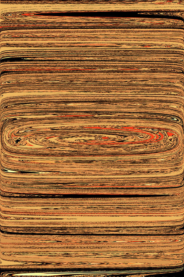Juniper Wood Slices Abstract #1 Digital Art by Tom Janca