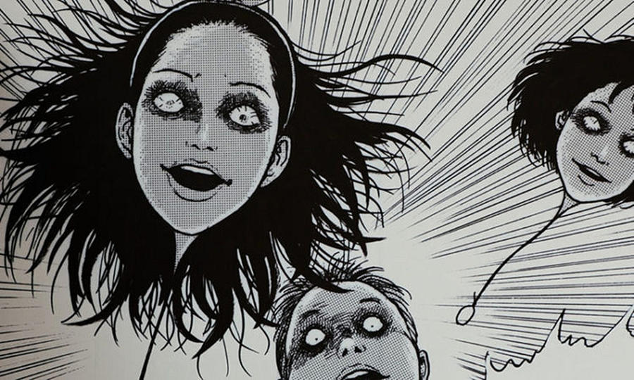 Junji Ito Floating Heads Digital Art by William Stratton
