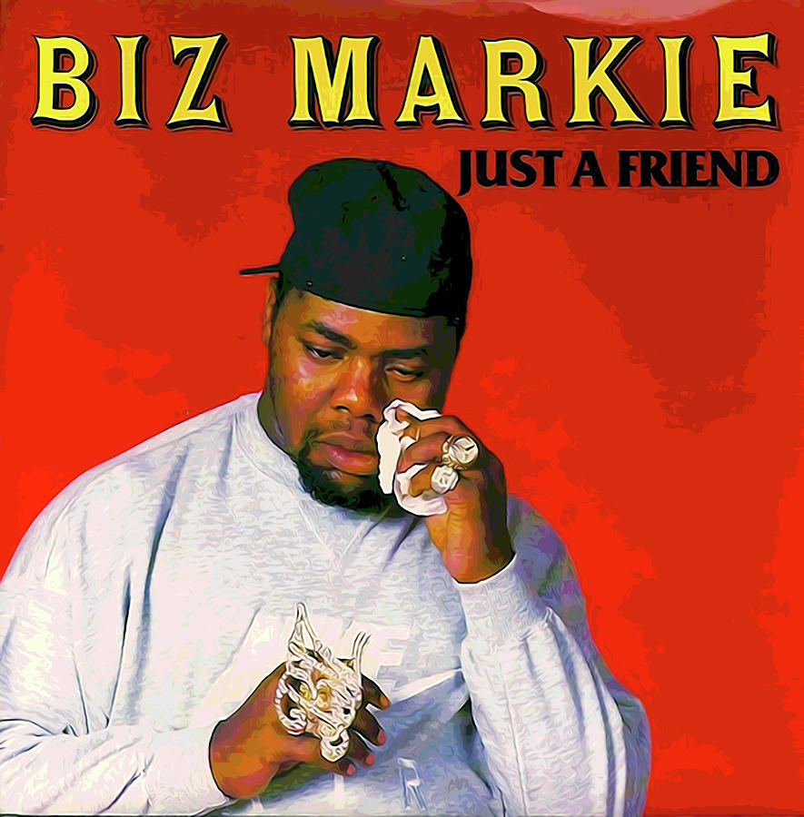 JUST A FRIENDS biz markie Digital Art by Tarsih Eka - Pixels