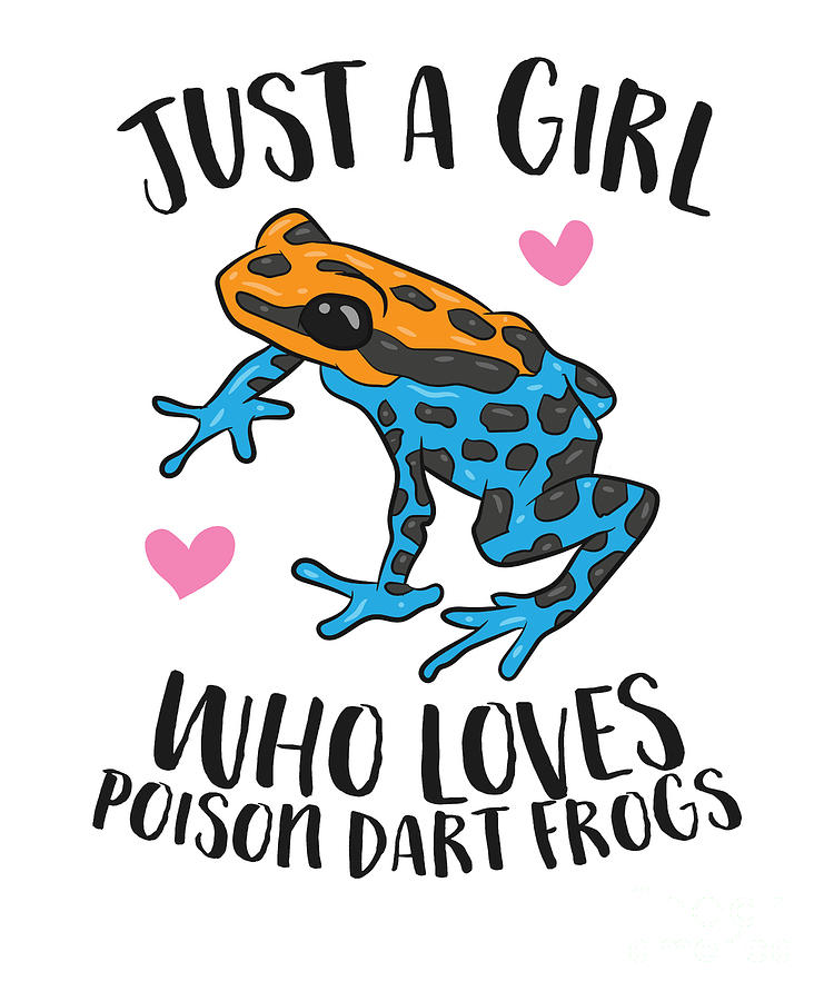 Just a Girl Who Loves Poison Dart Frogs Tapestry - Textile by EQ ...