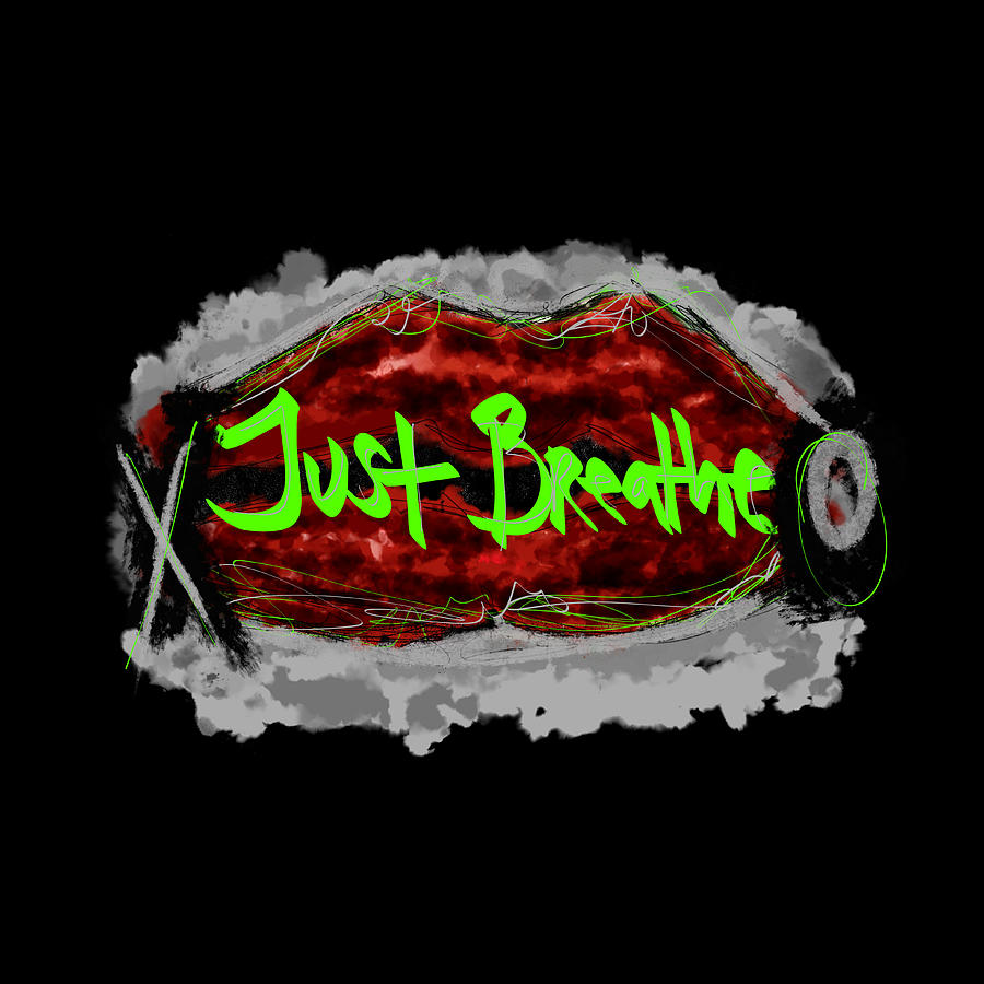 Just Breathe #1 Digital Art by Amber Lasche
