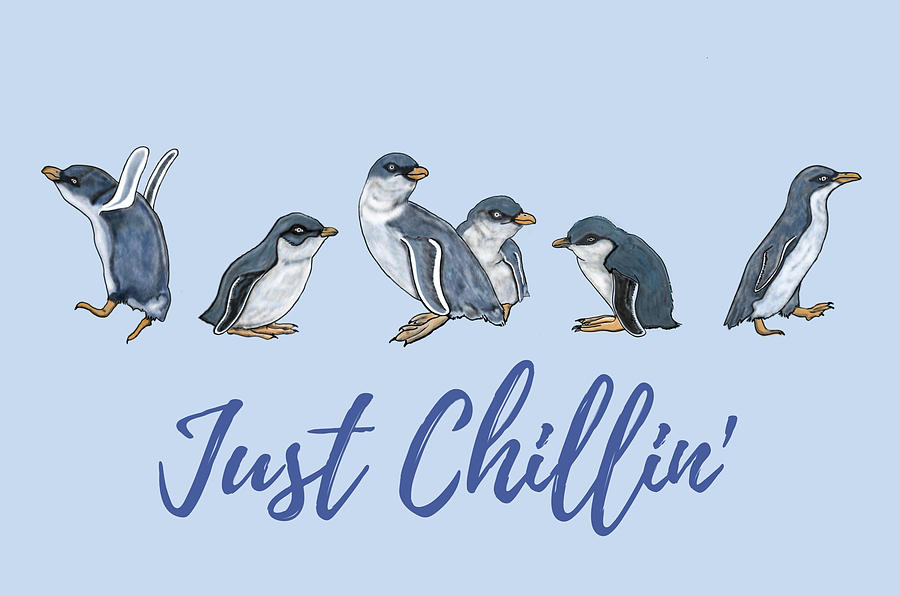 Just Chillin #1 Mixed Media by Judy Cuddehe