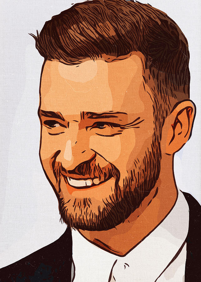 Justin Timberlake Artwork Painting by New Art