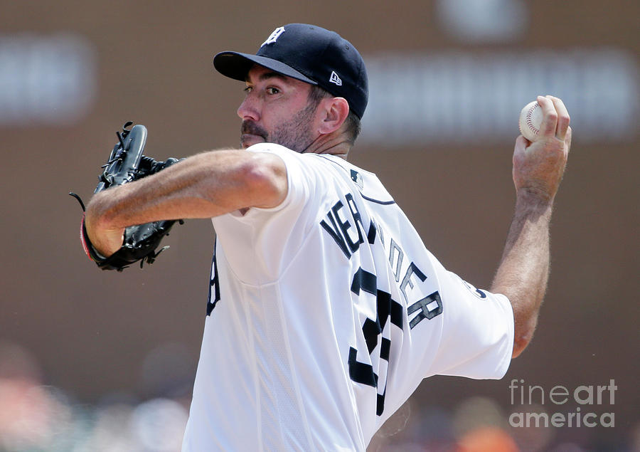 Justin Verlander Photograph by Duane Burleson Justin Verlander Photograph by Duane Burleson