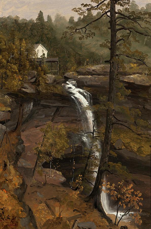 Kaaterskill Falls #1 Painting by Sanford Robinson Gifford - Pixels