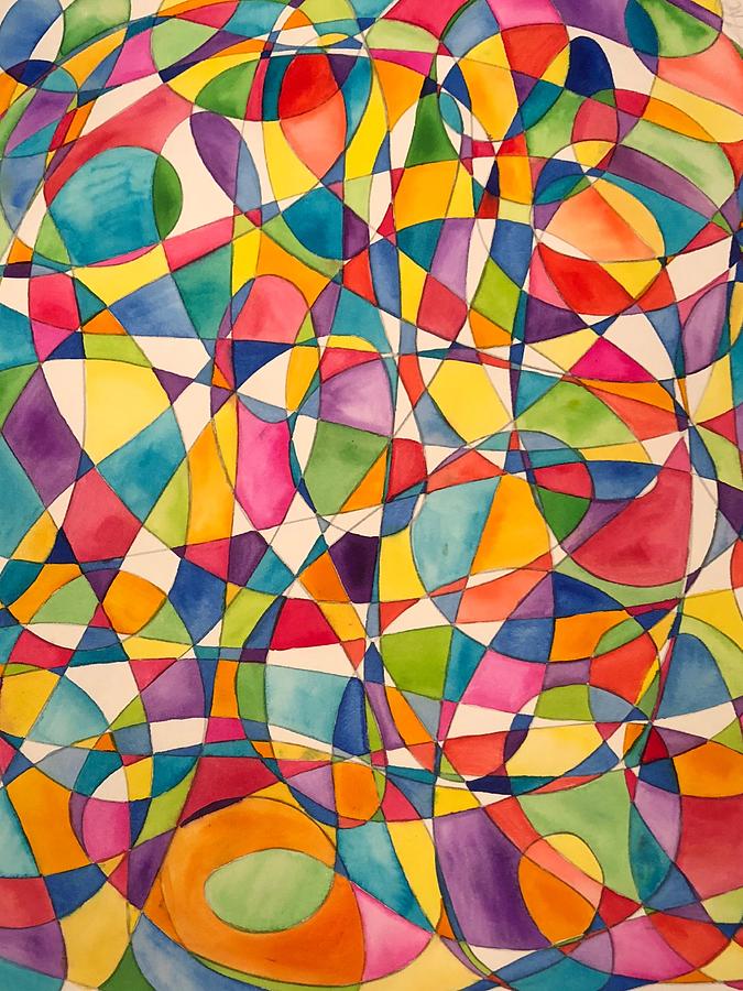 Kaleidoscope  #2 Painting by Monica Martin