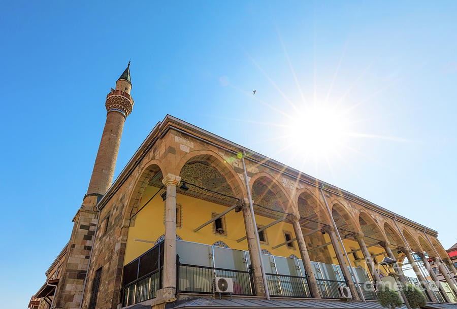 Kapu Camii Mosque of Konya in Turkey #1 Digital Art by Benny Marty