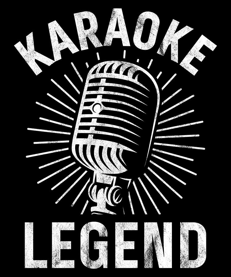 Karaoke Legend Funny Digital Art by Michael S - Pixels