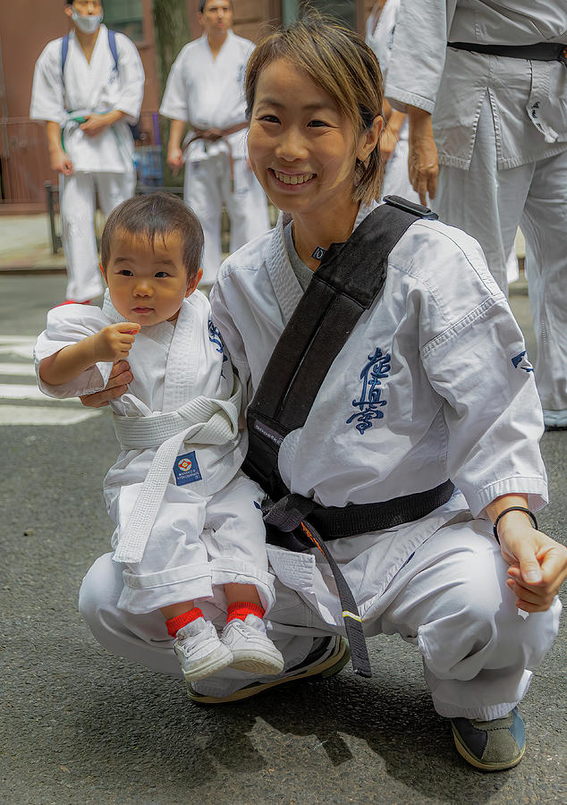 Karate Mother and Child Japan Day NYC 5_13_23 #1 Photograph by Robert Ullmann