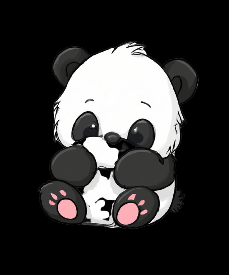 Kawaii Panda Digital Art By Maximus Designs - Fine Art America