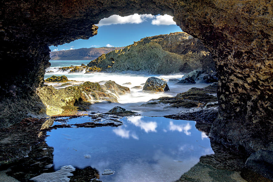 Kea'au Beach Park rocky scenes in oahu hawaii Photograph by Alex ...