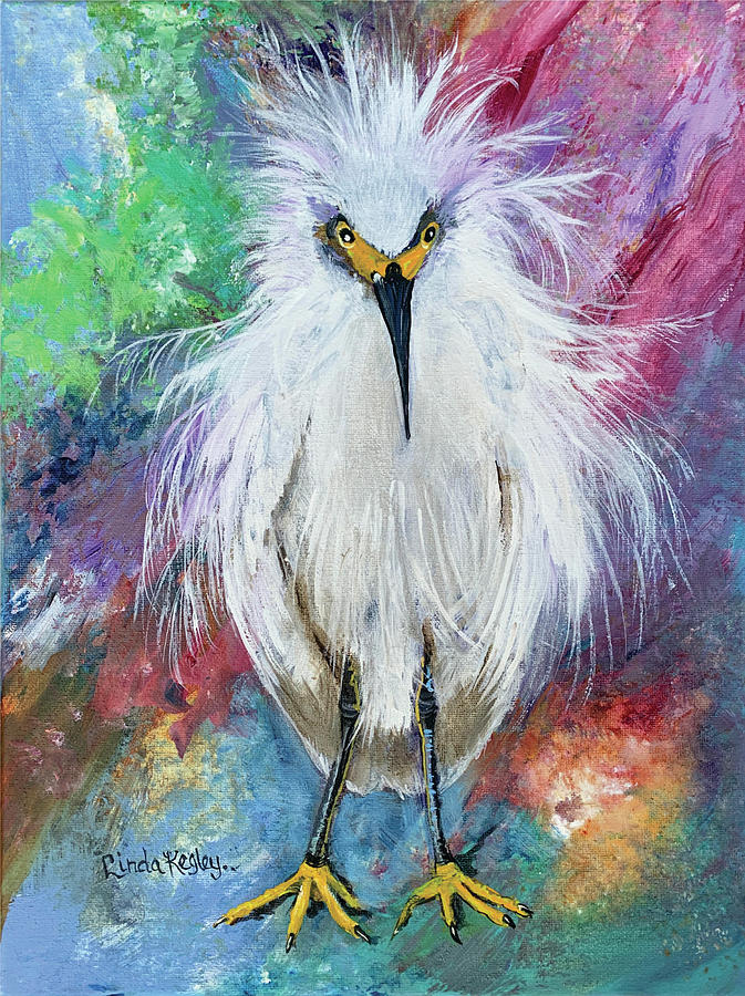 Sparky Painting by Linda Kegley