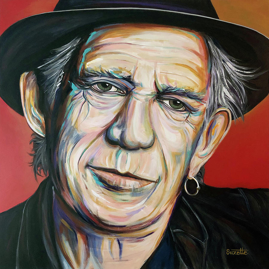 Keith Richards Painting
