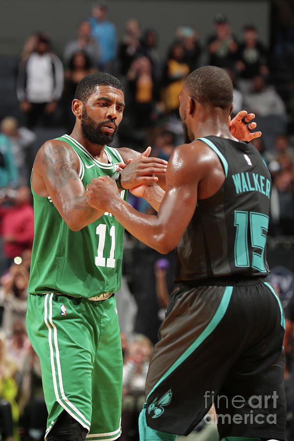 Kemba Walker and Kyrie Irving #1 Photograph by Kent Smith