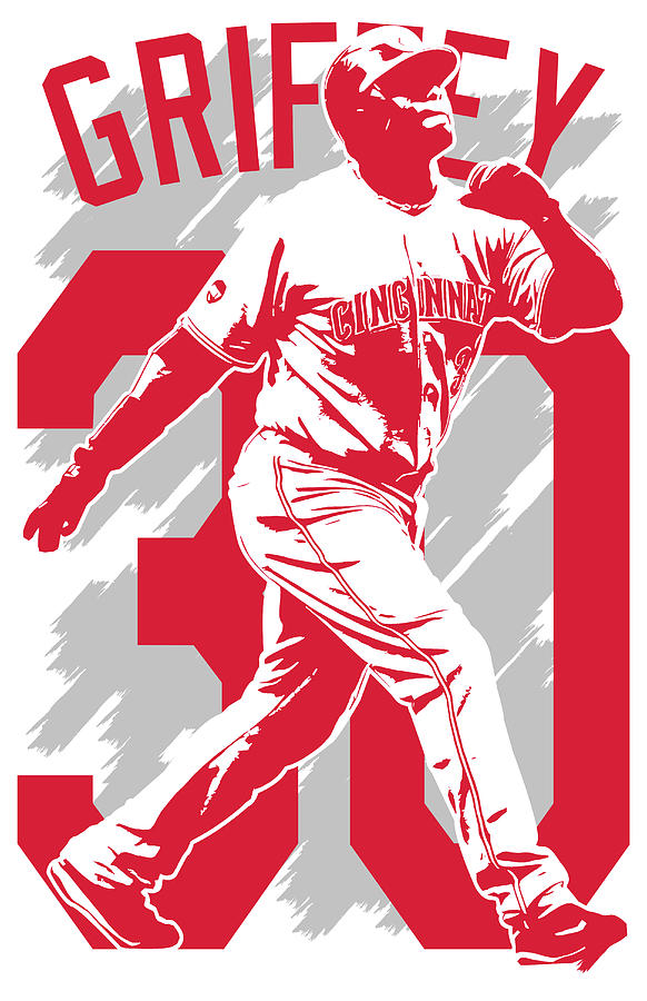 Ken Griffey Jr. #1 Digital Art by Kyle Millar - Pixels