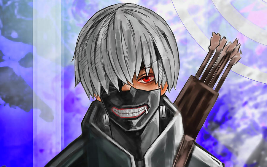 Ken Kaneki Archer Tokyo Ghoul Characters Artwork Manga Protagonist Tokyo Ghoul Kaneki Ken Digital Art By Kinney Deleon