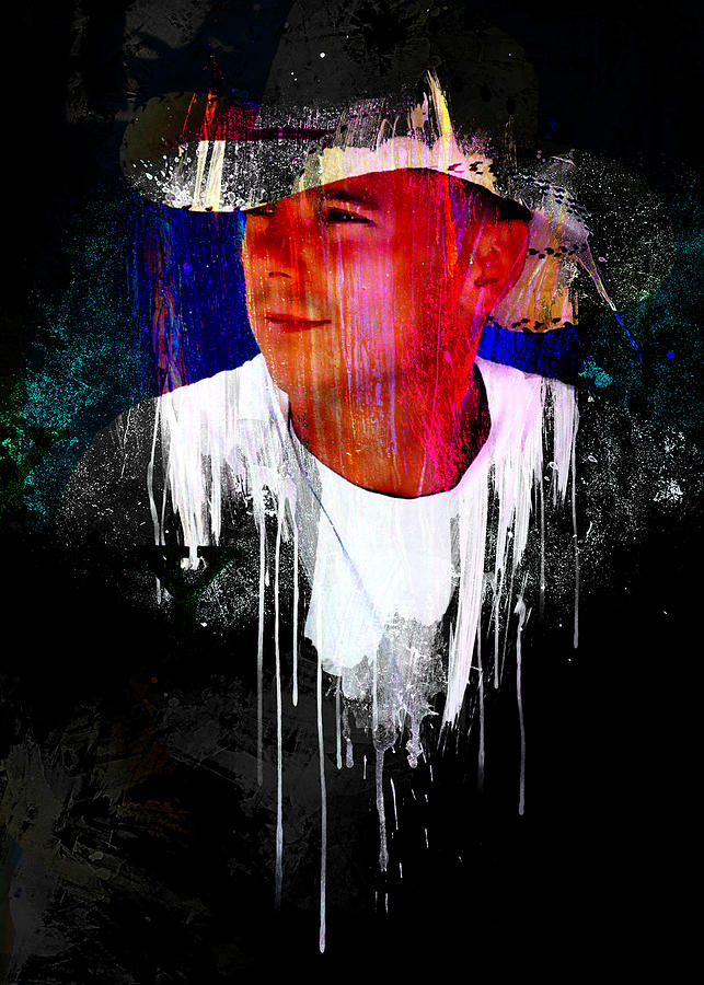 Kenny Chesney 3 Digital Art by Joseph On