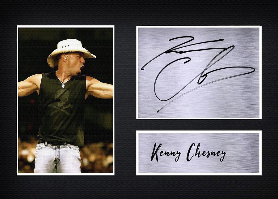 Kenny Chesney 4 Digital Art by Joseph On