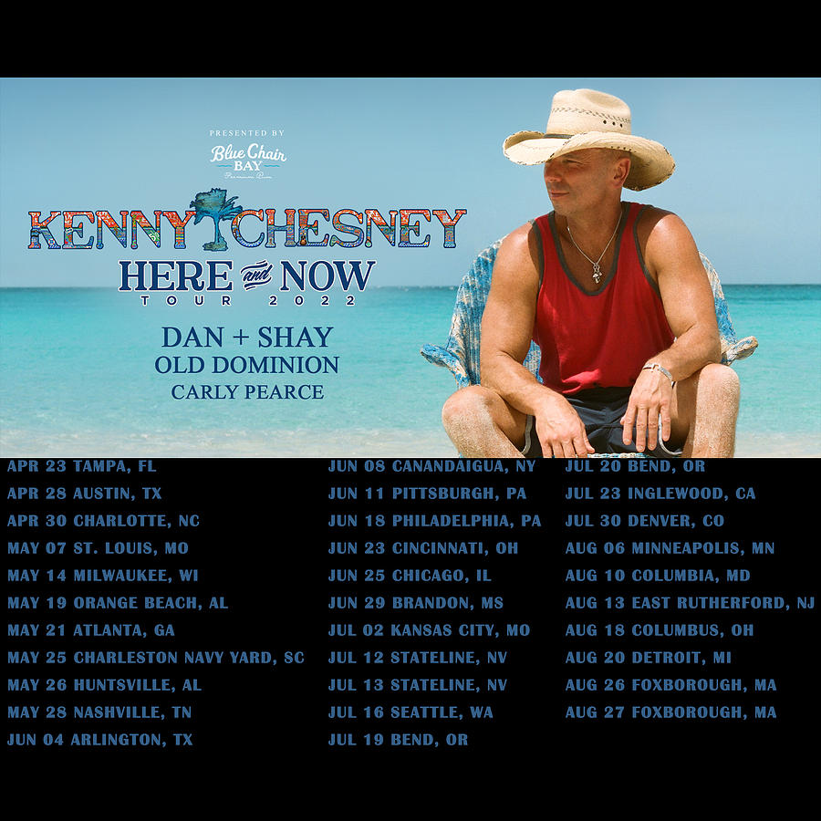 Kenny Chesney Here And Now Digital Art by Build Sparkling Fine Art