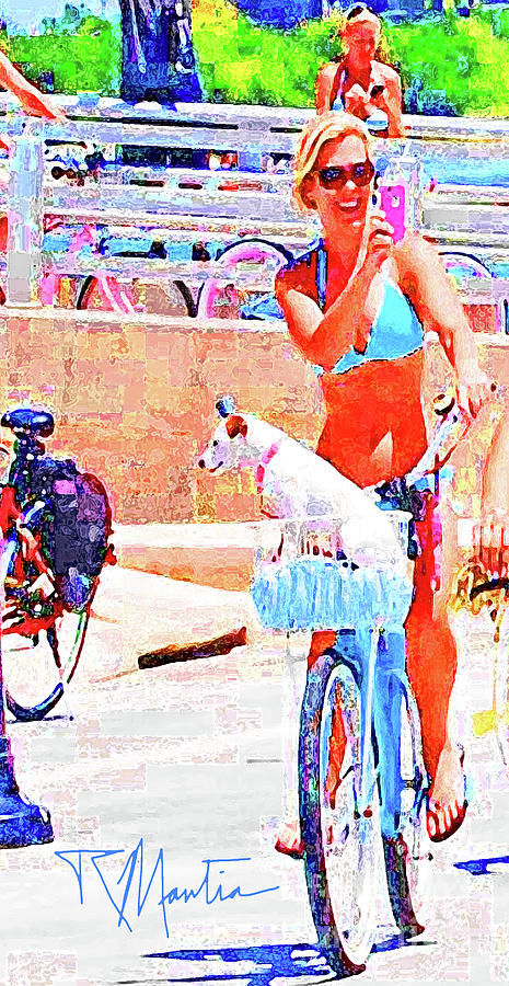Key West Bike Ride  #1 Digital Art by Art Mantia