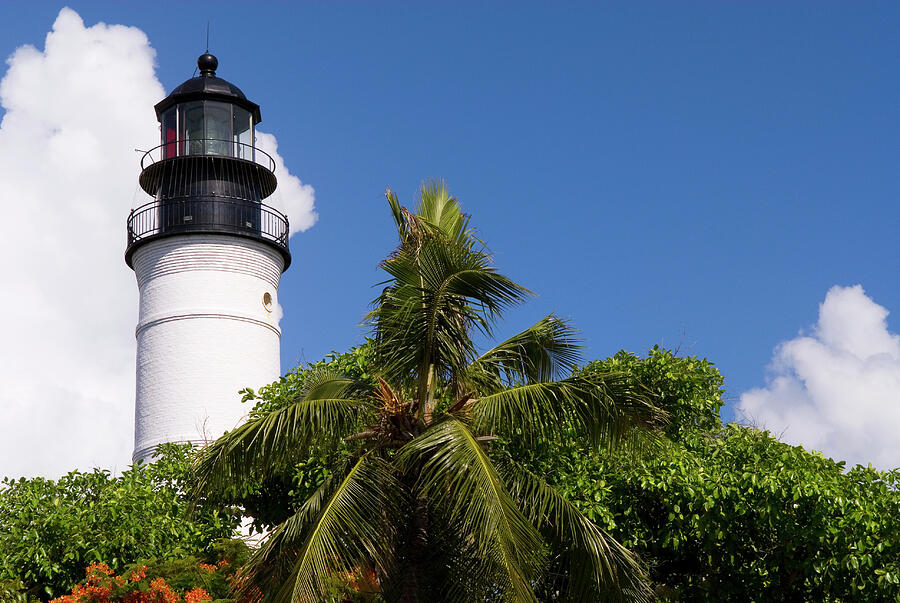 Key West Lighthouse FL Photograph by Bob Pardue