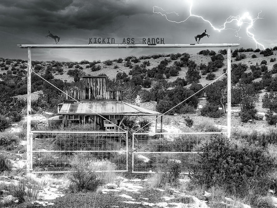 Kickin Ass Ranch #1 Photograph by Lou Novick