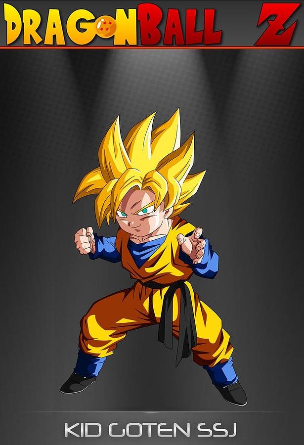 Kid Goten SSJ Photograph by Wonder Photos - Fine Art America