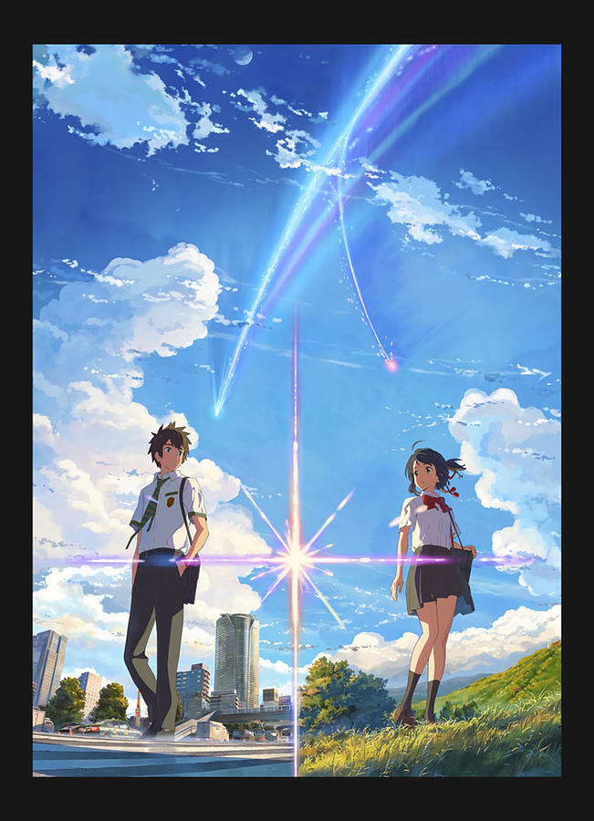 kimi no na wa your name front textless BEST RES Digital Art by William ...