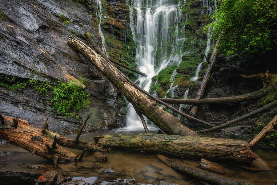 King Creek Falls #1 Photograph by Robert J Wagner